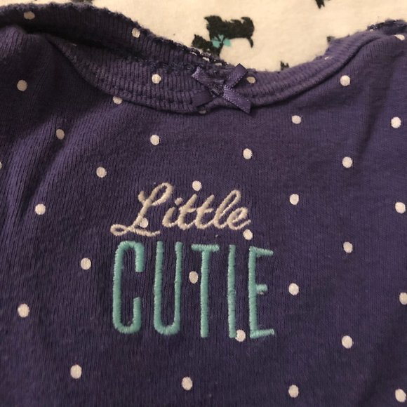 EUC Baby Girl Carter's Print Bodysuits & Scottie Dog Pants Set - size newborn - Picture 11 of 16